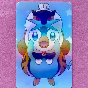 Empoleon Royal — Rainbow Gloss Foil Collectible Art Card ✨